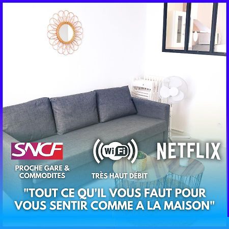 Netflix I Molotov I Lit 160X200 I Proche Gare Et Centre Ville I 39M2 I Wifi Toulon Ngoại thất bức ảnh