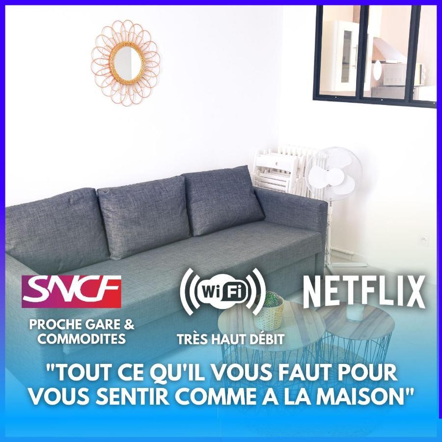 Netflix I Molotov I Lit 160X200 I Proche Gare Et Centre Ville I 39M2 I Wifi Toulon Ngoại thất bức ảnh